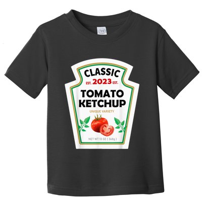 Red Ketchup DIY Costume Matching Couples Groups Halloween Toddler T-Shirt