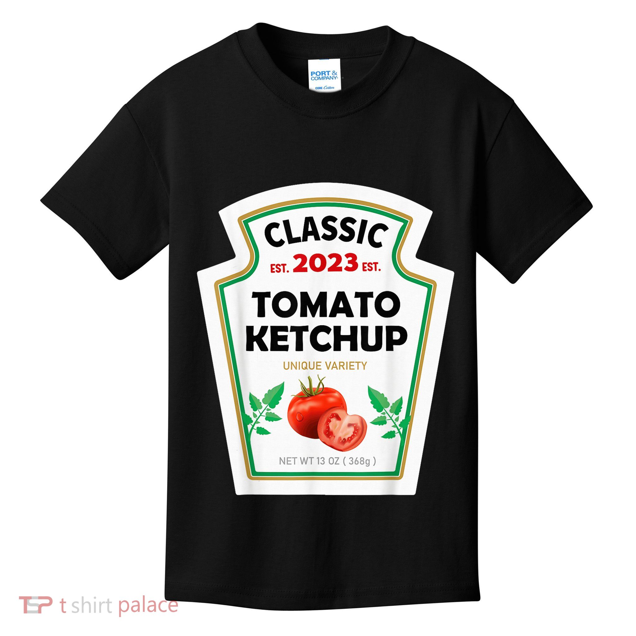 Red Ketchup DIY Costume Matching Couples Groups Halloween Kids T-Shirt