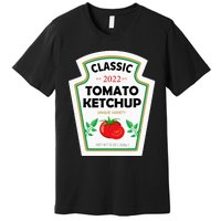 Red Ketchup DIY Costume Matching Couples Groups Halloween Premium T-Shirt