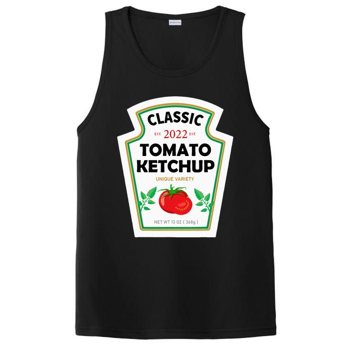 Red Ketchup DIY Costume Matching Couples Groups Halloween PosiCharge Competitor Tank