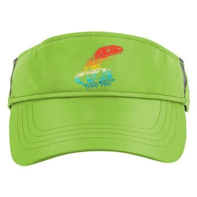 Retro Komodo Dragons Lover Lizard Komodo Dragon Adult Drive Performance Visor