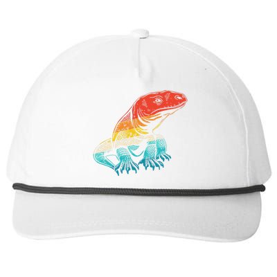 Retro Komodo Dragons Lover Lizard Komodo Dragon Snapback Five-Panel Rope Hat