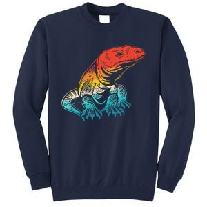 Retro Komodo Dragons Lover Lizard Komodo Dragon Tall Sweatshirt