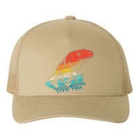 Retro Komodo Dragons Lover Lizard Komodo Dragon Yupoong Adult 5-Panel Trucker Hat