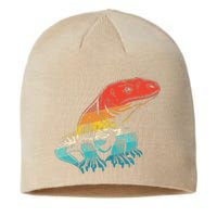 Retro Komodo Dragons Lover Lizard Komodo Dragon Sustainable Beanie