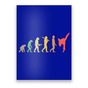 Retro Karate Evolution Gift For Karateka Gift Poster