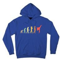 Retro Karate Evolution Gift For Karateka Gift Tall Hoodie