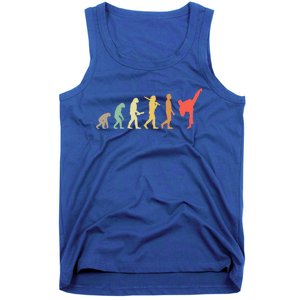 Retro Karate Evolution Gift For Karateka Gift Tank Top