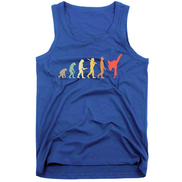 Retro Karate Evolution Gift For Karateka Gift Tank Top