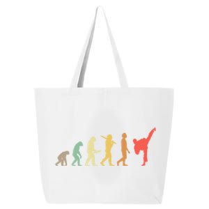 Retro Karate Evolution Gift For Karateka Gift 25L Jumbo Tote