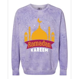 Ramadan Kareem Eid Mubarak Muslim Gift Colorblast Crewneck Sweatshirt