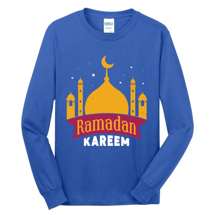 Ramadan Kareem Eid Mubarak Muslim Gift Tall Long Sleeve T-Shirt