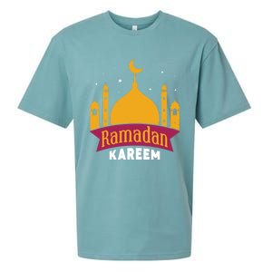 Ramadan Kareem Eid Mubarak Muslim Gift Sueded Cloud Jersey T-Shirt