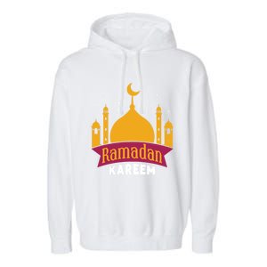 Ramadan Kareem Eid Mubarak Muslim Gift Garment-Dyed Fleece Hoodie