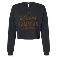 Ramadan Kareem Funny Gift Ramadan Mubarak Cropped Pullover Crew