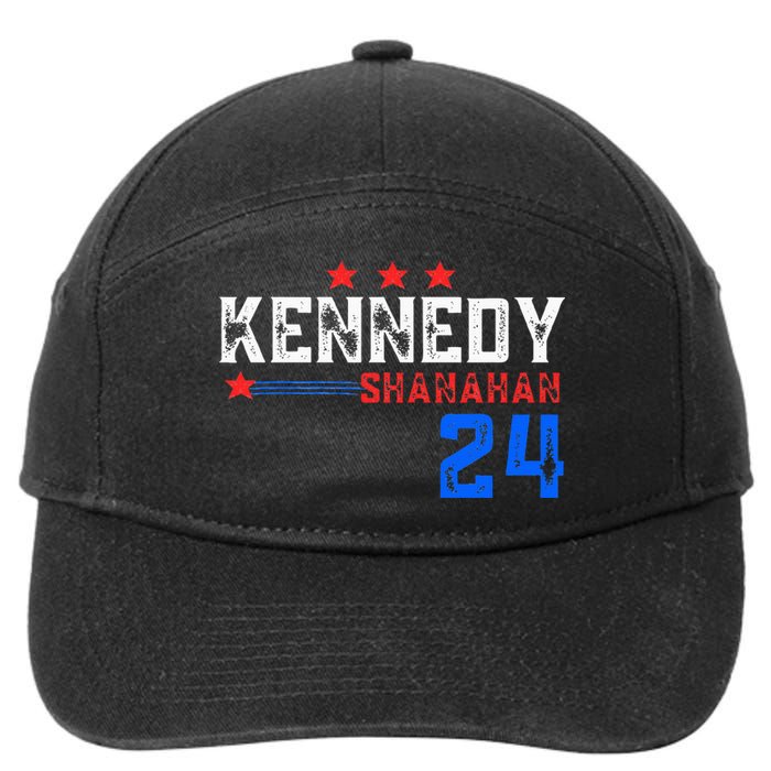 Robert Kennedy For President 2024 Election Kennedy Shanahan 7-Panel Snapback Hat