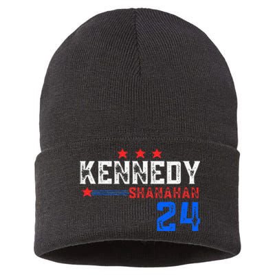 Robert Kennedy For President 2024 Election Kennedy Shanahan Sustainable Knit Beanie