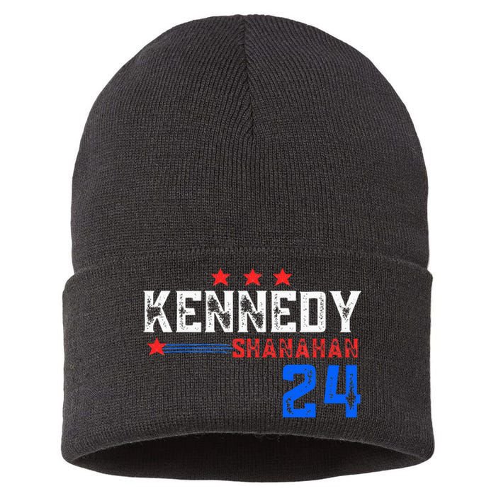 Robert Kennedy For President 2024 Election Kennedy Shanahan Sustainable Knit Beanie