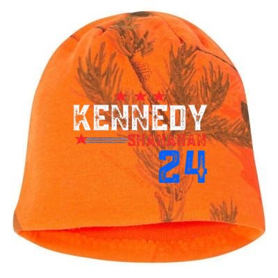 Robert Kennedy For President 2024 Election Kennedy Shanahan Kati - Camo Knit Beanie