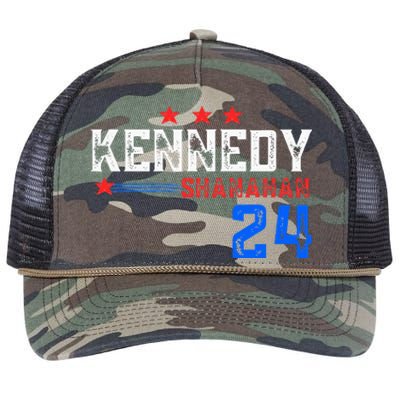 Robert Kennedy For President 2024 Election Kennedy Shanahan Retro Rope Trucker Hat Cap