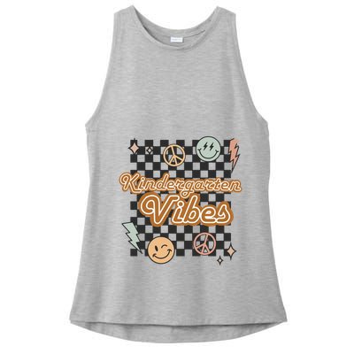 Retro Kindergarten First Day Of School Ladies PosiCharge Tri-Blend Wicking Tank