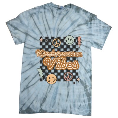 Retro Kindergarten First Day Of School Tie-Dye T-Shirt