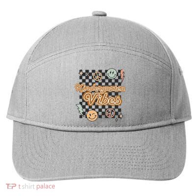 Retro Kindergarten First Day Of School 7-Panel Snapback Hat