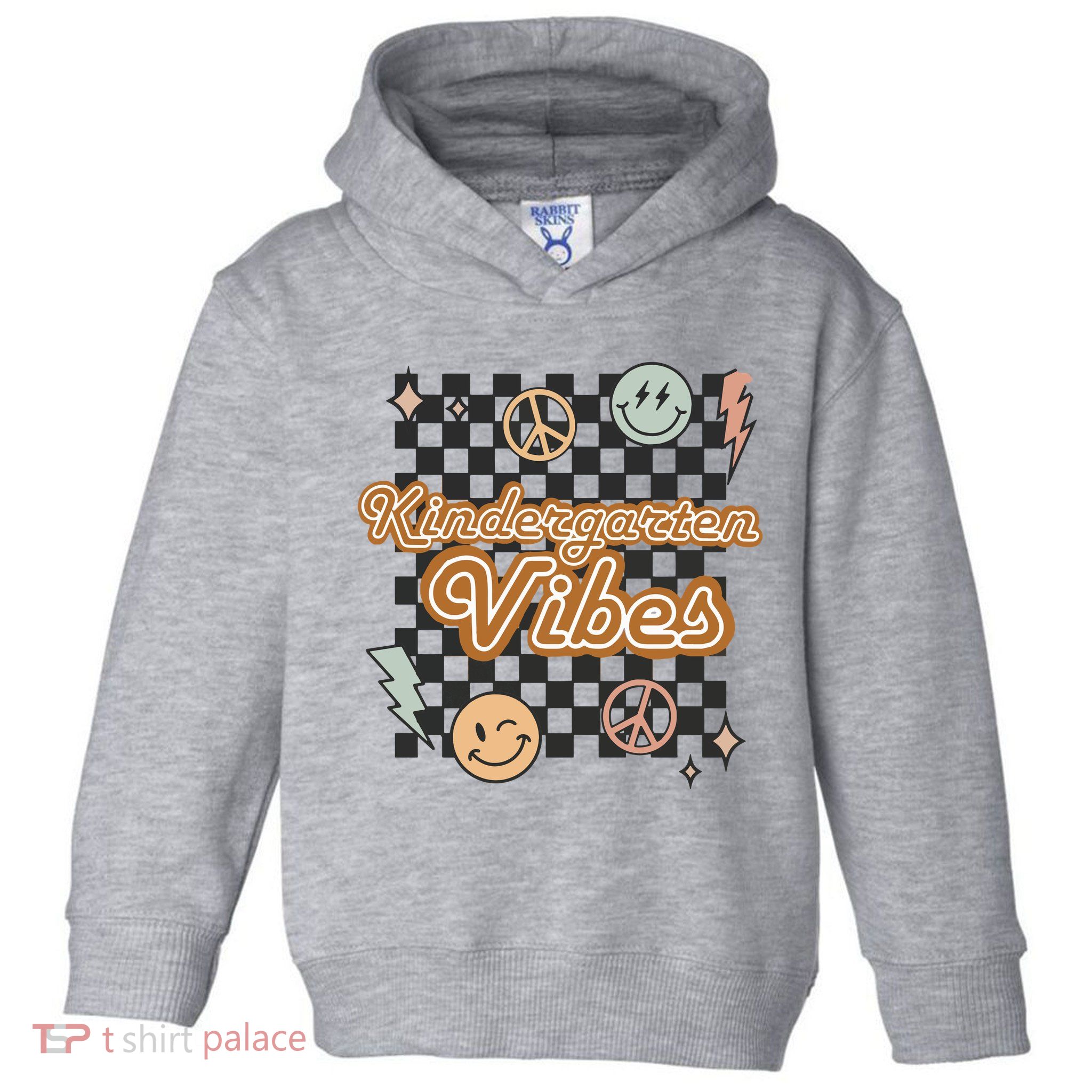 Retro Kindergarten First Day Of School Toddler Hoodie