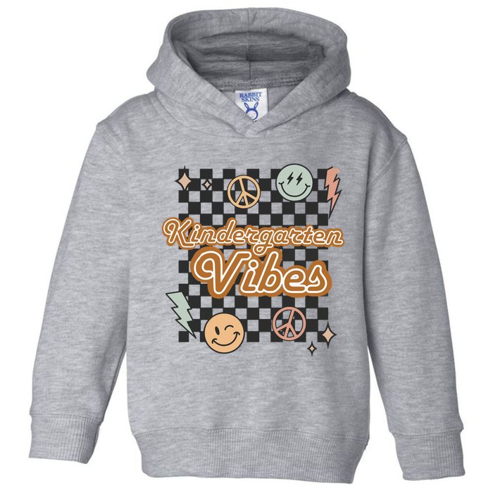 Retro Kindergarten First Day Of School Toddler Hoodie