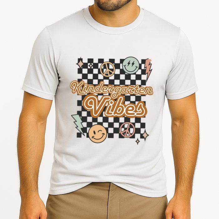 Retro Kindergarten First Day Of School Performance Shirt