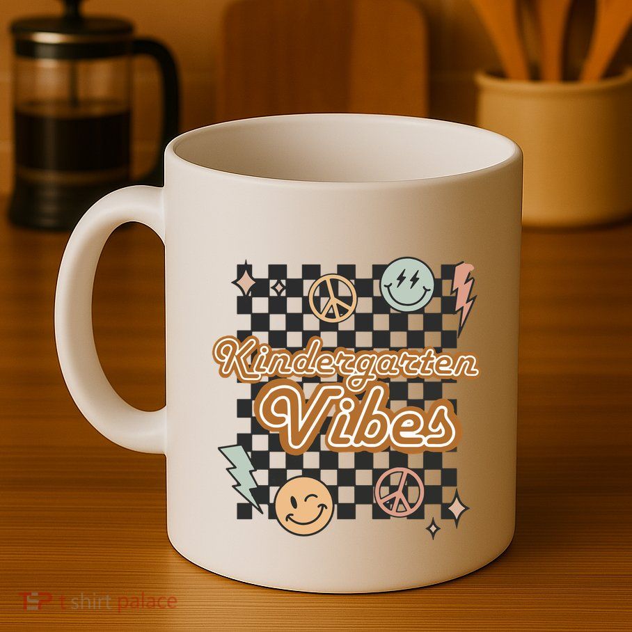 Retro Kindergarten First Day Of School Mug