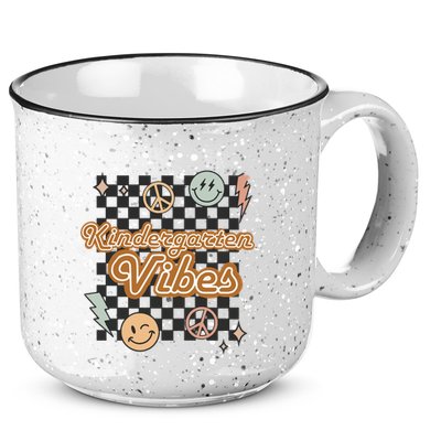 Retro Kindergarten First Day Of School 15oz Campfire Ceramic Mug