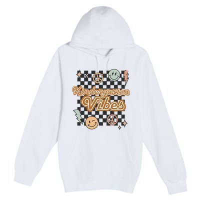 Retro Kindergarten First Day Of School Premium Pullover Hoodie