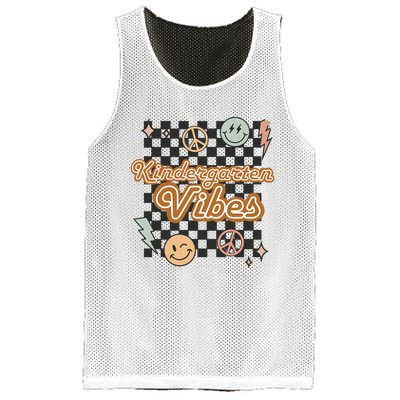 Retro Kindergarten First Day Of School Mesh Reversible Basketball Jersey Tank