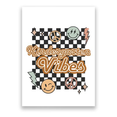 Retro Kindergarten First Day Of School Poster