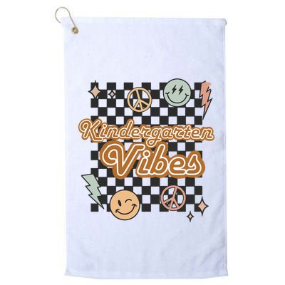 Retro Kindergarten First Day Of School Golf Towel