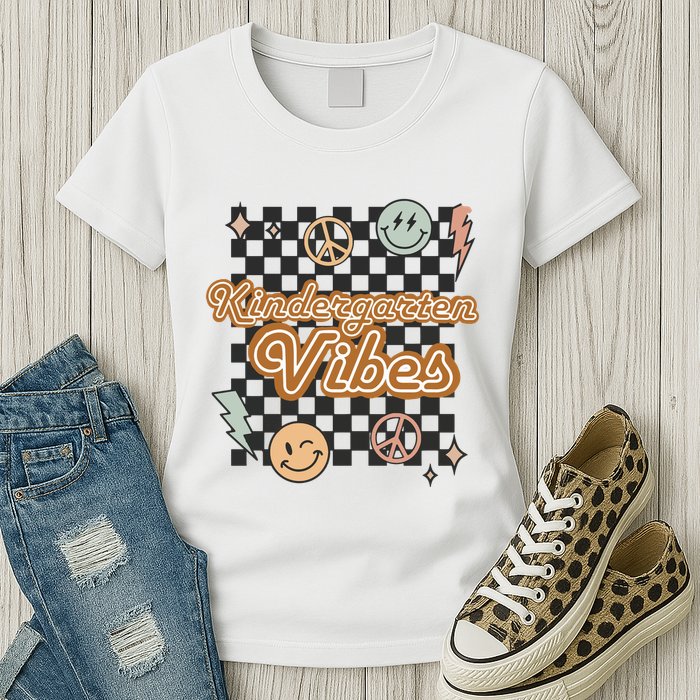 Retro Kindergarten First Day Of School Womens T-Shirt