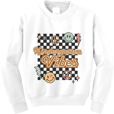 Retro Kindergarten First Day Of School Kids Sweatshirt