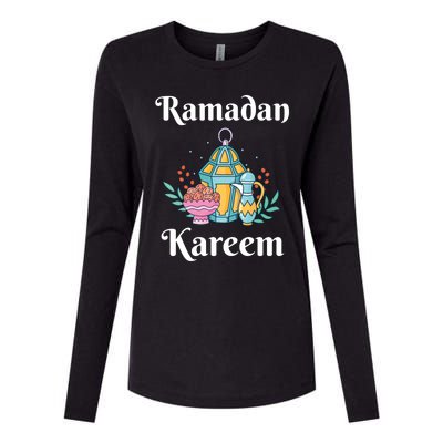 Ramadan Kareem Fasting Mode Gift Cool Islamic Gift Idea Funny Gift Womens Cotton Relaxed Long Sleeve T-Shirt