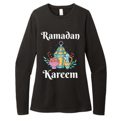 Ramadan Kareem Fasting Mode Gift Cool Islamic Gift Idea Funny Gift Womens CVC Long Sleeve Shirt