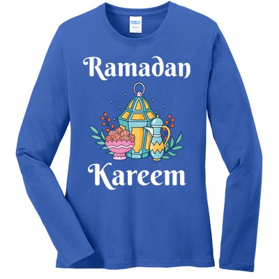 Ramadan Kareem Fasting Mode Gift Cool Islamic Gift Idea Funny Gift Ladies Long Sleeve Shirt