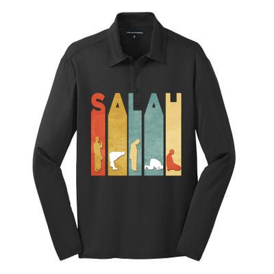 Ramadan Kareem First Salah Eid Gift Muslim Funny Gift Silk Touch Performance Long Sleeve Polo