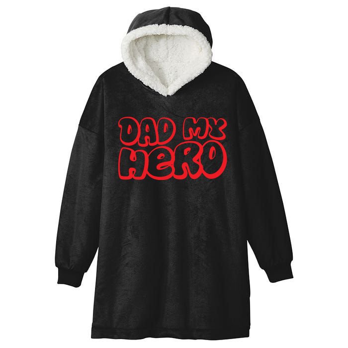 Retro Keychain Father's Day T Desi Hooded Wearable Blanket