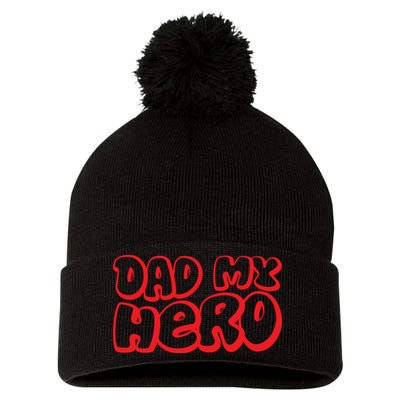 Retro Keychain Father's Day T Desi Pom Pom 12in Knit Beanie