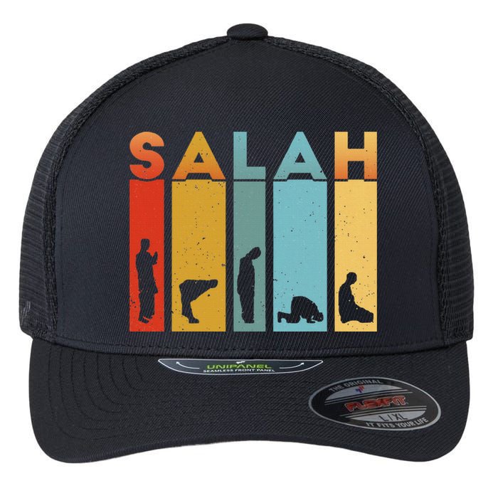 Ramadan Kareem First Salah Eid Muslim Flexfit Unipanel Trucker Cap