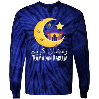 Ramadan Kareem For Ramadan Month Tie-Dye Long Sleeve Shirt