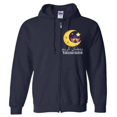 Ramadan Kareem For Ramadan Month Full Zip Hoodie