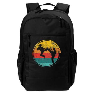 Retro Karate Fighter Karateka Combat Self Defense Coach Daily Commute Backpack