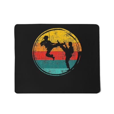 Retro Karate Fighter Karateka Combat Self Defense Coach Mousepad