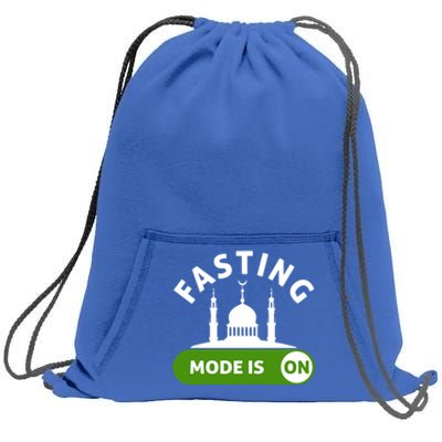 Ramadan Kareem Fasting Mode Fasting Muslim Ramadan Fasting Gift Sweatshirt Cinch Pack Bag